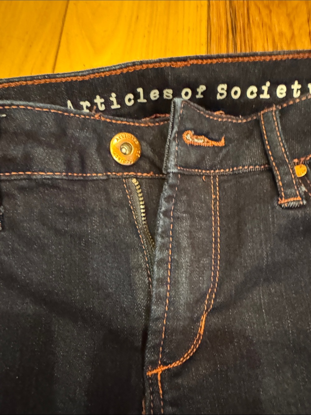 Articles of Society Women's Dark Indigo Skinny Jeans- Size 26 - Picture 3 of 5